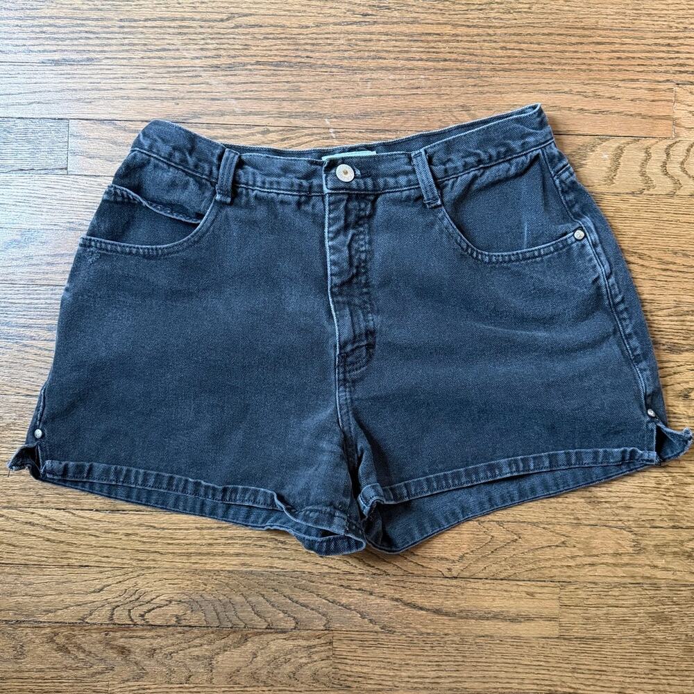Vtg Xhilaration Black High Waisted Jean Shorts Size 13